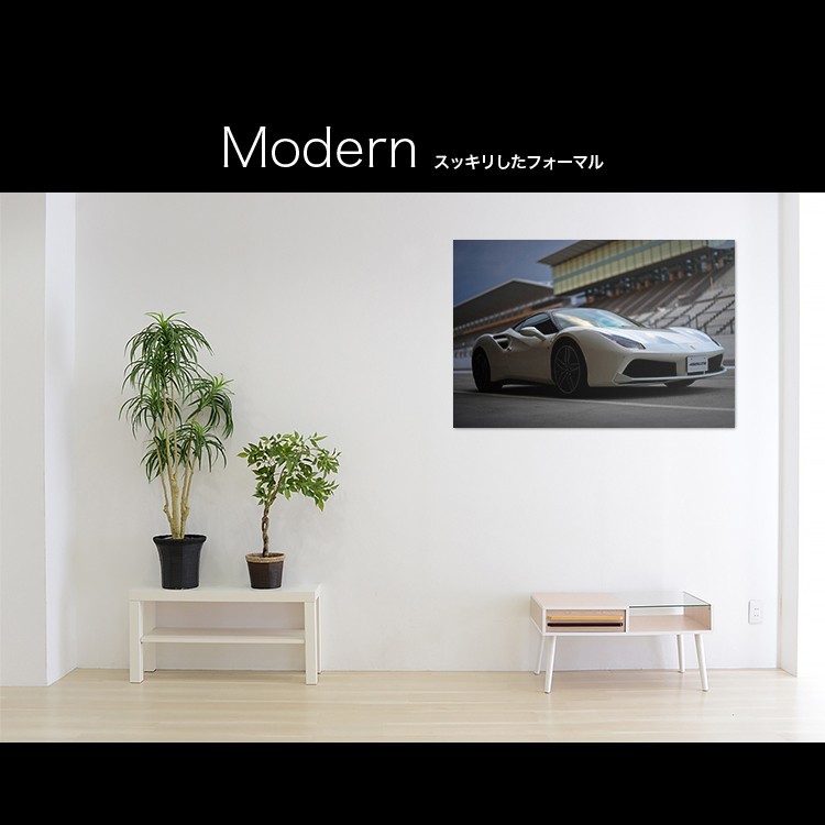 フェラーリ 488 GTB スパイダー 日本製 アートボード/アートパネル artmart アートマート 絵画 写真 アルミフレーム, インテリア小物, フォトフレーム, 壁掛け式