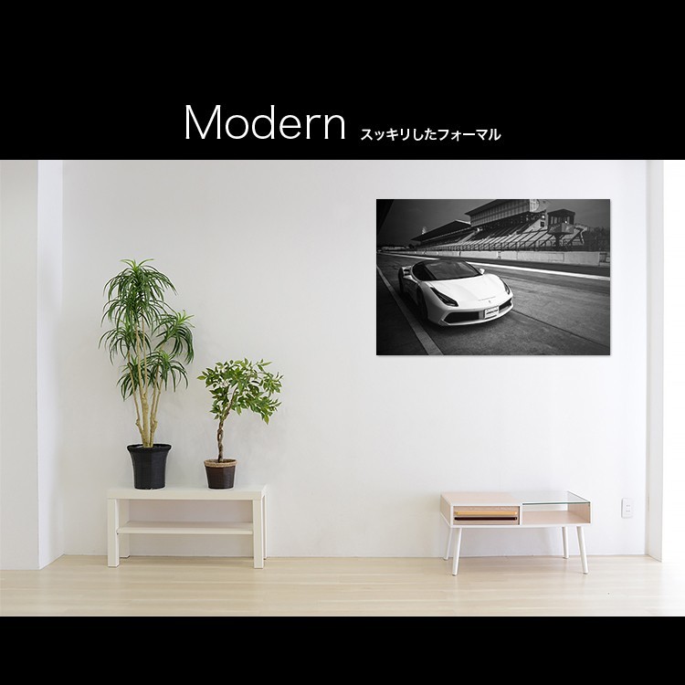 法拉利 488 GTB Spider 日本产艺术板/艺术面板 artmart Artmart 绘画照片铝框, 内饰配件, 相框, 壁挂式