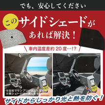 サンシェード 車 フロント 傘 に最適 モビリオ スパイク GK1/2系 傘式 傘型 汎用品に カバー 日よけ No.01_画像5