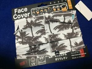 新品 RUSTY 多機能フェイスカバー、ホワイト,紫外線、日焼け防止、フェイスマスク、ネックガード、フィッシング、アウトドア