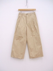 AURALEE A20SP02CN WASHED FINX LIGHT CHINO TUCK WIDE PANTS light chino tuck wide pants beige o- Rally 2-1211M 202562