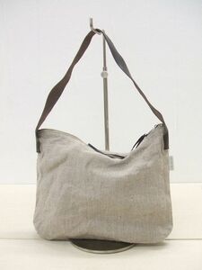 fog linen work リネン リトアニア製 ハンドルレザー トートバッグ ベージュ レディース フォグリネンワーク 2-1207G 206872