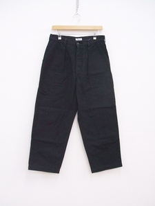 URBAN RESEARCH バックサテンUTILITY TROUSERS by SHIOTA 定価19800円 サイズL パンツ ブラック アーバンリサーチ 2-1120M F90421