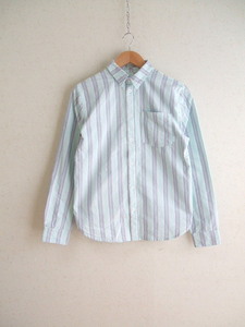 adidas Originals stripe long sleeve shirt size XS light green white Adidas Originals 0-1130M 165460