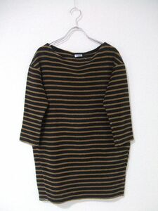 ORCIVAL border tunic black Brown lady's o-si bar /o-chi bar 1-1019M 175848