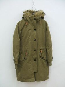 PARKA LONDON ファーモッズコート ライナー付き カーキ サイズS パーカロンドン 1-1129A 186347