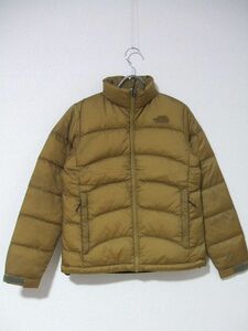 THE NORTH FACE アコンカグア ダウンジャケット NDW91832 サイズS ライトブラウン ザノースフェイス 1-0113A 168660