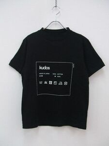 kudos 19SS/CARE-TAG T-SHIRT サイズ1 半袖Ｔシャツ ブラック クードス 1-0405S F81192