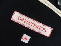 DRESSTERIOR サイズ36 ショート ピーコート ネイビー ドレステリア 0-1008A 152180_画像3