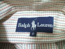 RALPH LAUREN フリルカラー ヴィンテージ 東京スタイル時代 サイズ9 ブラウス アイボリー レディース ラルフローレン 2-0202M 188242_画像3