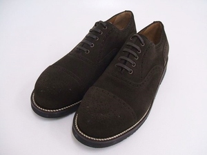 ANDALS 新品 定価40700円 735 model SUEDE SEMI BROGUE 39 スエード レースアップ シューズ・靴 ブラウン アンダルス 2-1012T# F87371