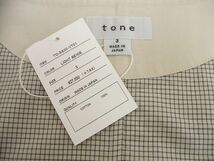 tone SUMMER HINTING VEST/TO-SS20-VT01/サイズ3 定価27000円+税 ベスト ベージュ トーン 0-0825S F79822_画像3