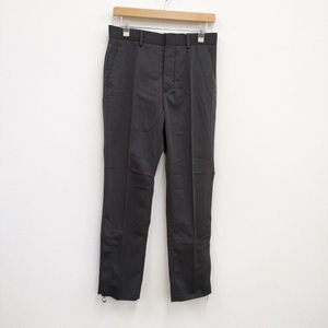 ANEI AN0221-s0804 定価35200円 SIDE ZIP SLACKS 新品 パンツ ブラック メンズ アーネイ 3-0225M F90157