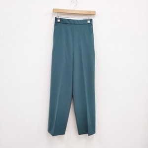 ROKU 6 BEAUTY&YOUTH ZIP PANTS 定価15400円 サイズ36 パンツ グリーン レディース ロクビューティアンドユース 3-0220M 200705