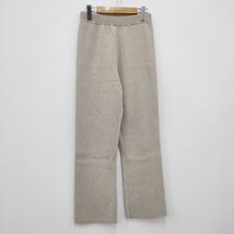 Steven Alan COTTON FLARE KNIT PANTS サイズS ニットパンツ べージュ レディース スティーブンアラン 3-0312M 210543_画像1