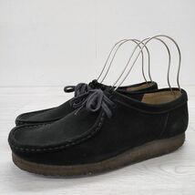 Clarks ワラビー WALLABEE スウェード サイズUK9 定価23000円 シューズ・靴 ブラック クラークス 3-0417G F91961_画像1