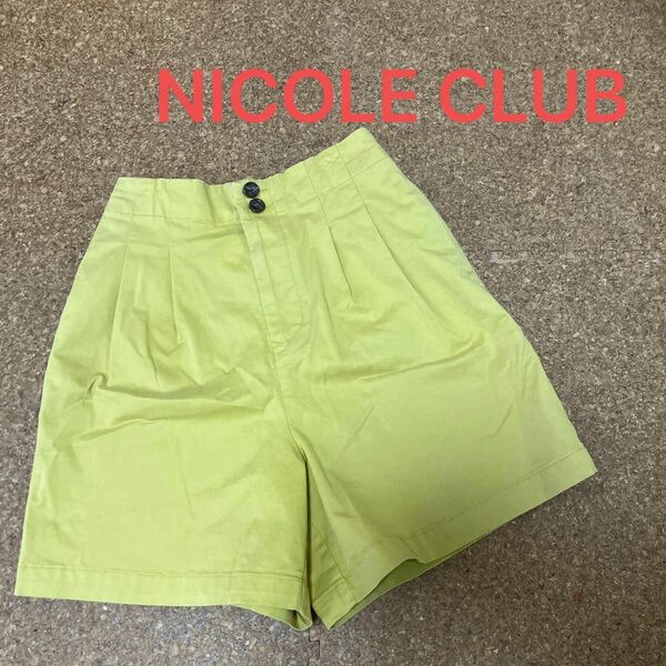 179/WG NICOLE CLUB ショートパンツ ハーフパンツ キュロットスカート 38