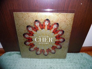 R27 LP シェール　CHER　STRONG ENOUGH 1999年　盤うすくきず支障ないと思われます ジャケットに痛みがあります 海外版(輸入盤)