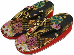 [Kyo no mai] Shichigosan 3 -Hyear -Sold Sandals (16,5 см) 3ZO03 Black