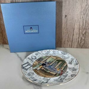 【999円スタート・新品・レア】WEDGWOOD ウェッジウッド ファインボーン ヒストリックイヤー ロンドン 大皿 プレート チャイナボーン 骨董