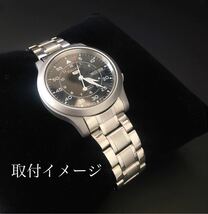 18mm 腕時計 交換用 社外品 ブレスレット ベルト シルバー 【対応】SEIKO 5 セイコー SNK_画像6