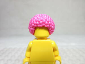 LEGO★H142 正規品 アフロ 髪の毛 ヘアー ミニフィグ用 シリーズ 同梱可能 レゴ 被り物 公園 お祭り 広場 サーカス ピエロ マジック 大道芸