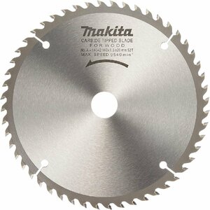 マキタ makita チップソー 外径160mm 刃数52T 一般木工用 A-14342 建築 建設 内装 大工 造作 替刃 刃 マルノコ 丸ノコ 丸のこ 丸鋸 木工