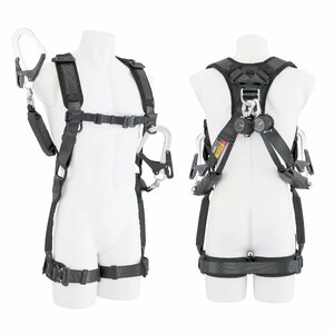 tajimatajima is oru Harness HA black KR150FA single L8 double set A1HAKR-WL8BK safety belt construction construction . job . full Harness Ran yard 