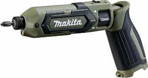 マキタ makita 7.2V 充電式 ペンインパクトドライバ 本体のみ オリーブ TD022DZO ペン型 インパクト ドライバー 電設 電工 電気 内装 工事