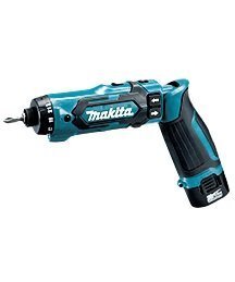 マキタ makita 7.2V 充電式 ペンドライバドリル 青 DF012DSHX バッテリ 電池 BL0715 ×2本 充電器 DC07SB アルミケース付 電設 電工 電気