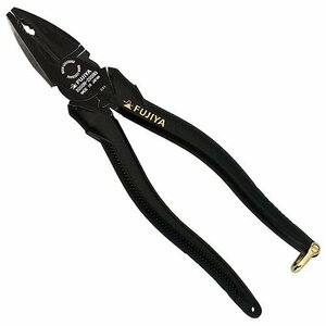  Fuji arrow FUJIYA. core power pincers ( black gold )3000N-200BG crimper inside line out line VA VVF line construction work electric equipment electrician TEL construction construction ...