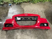 ＣＲ－Ｚ アルファ ZF1 フロントバンパー★フォグ付 無限スポイラー/71101-SZT-G00ZE★赤☆エアロ★無限☆即決★早い者勝ち☆純正★_画像1