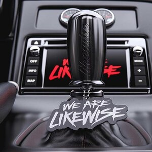  Like wise BOI black heavy weight 500g black shift knob boi all-purpose AT MT WE ARE LIKEWISE steel 8 10 12 1.5 1.25