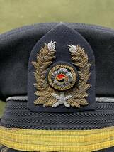 #.超希少!1980年代 実物 韓国軍 ドレスブルー用将校制帽(約56~57cm). 空挺部隊2023/04/27_画像3
