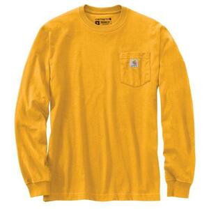  カーハート　ポケット ロンT　イエロー　S　●新品●新色　Carhartt 