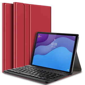 【送料無料】Lenovo Tab M10 HD (2nd Gen) ZA6W0022JP 専用 ケース付き Bluetooth キーボード☆US配列☆かな入力 TB-X306F対応 レッド