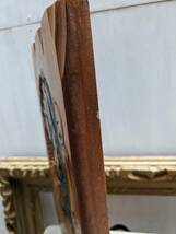 木彫り熊　プレート　壁飾り　昭和レトロ　鮭を担ぐ熊　レトロモダン_画像4