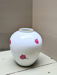 高島屋　薔薇　花瓶　非売品　ノリタケ　フラワーベース　高島屋オリジナル