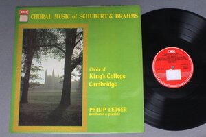 ●英LP PHILIP LEDGER - CHOIR OF KING`S COLLEGE CAMBRIDGE/CHORAL MUSIC OF SCHUBERT & BRAHMS●