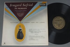 ●米LP IRMGARD SEEFRIED - ERIK WERBA/IRMGARD SEEFRIED IN PERSON●