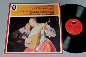 ●独LP HASKIL-ANDA-GALLIERA/MOZART KONZERT 2 KLAVIERE & ORCHESTER●