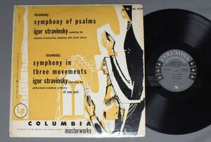 ●米LP STRAVINSKY - COLUMBIA BROADCASTING SYM./STRAVINSKY - SYMPHONY OF PSALMS●