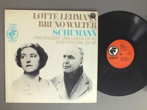 ●米LP LOTTE LEHMANN - BRUNO WALTER/SCHUMANN - FRAUENLIEBE UND LEBEN●