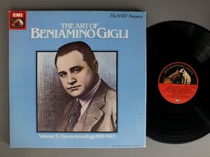 ●英LP BENIAMINO GIGLI/ART OF BENIAMINO GIGLI VOL3 3LP BOX ●