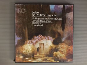 ●米LP MAAZEL - NEW PHILHARMONIA ORCH./BRAHMS - DEUTSCHES REQUIEM 2枚組●