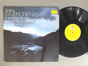 ●独LP KARAJAN - BERLINER PHILHARMONIKER/SIBELIUS - SYM. NO5●