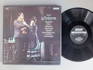 ●米LP PAVAROTTI-FRENI-BERLIN PHILHARMONIC-VON KARAJAN/PUCCINI-LA BOHEME●