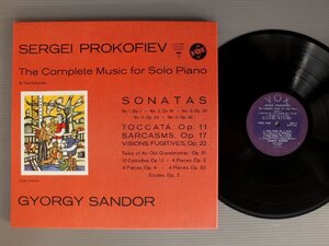 ●米LP GYORGY SANDOR/PROKOFIEV-THE COMPLETE MUSIC FOR SOLO PIANO. VOL1●