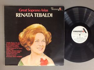 ●英LP RENATA TEBALDI/GREAT SOPRANO ARIAS●