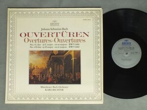 ●独LP RICHTER/BACH/OUVERTUREN NO1.NO4●